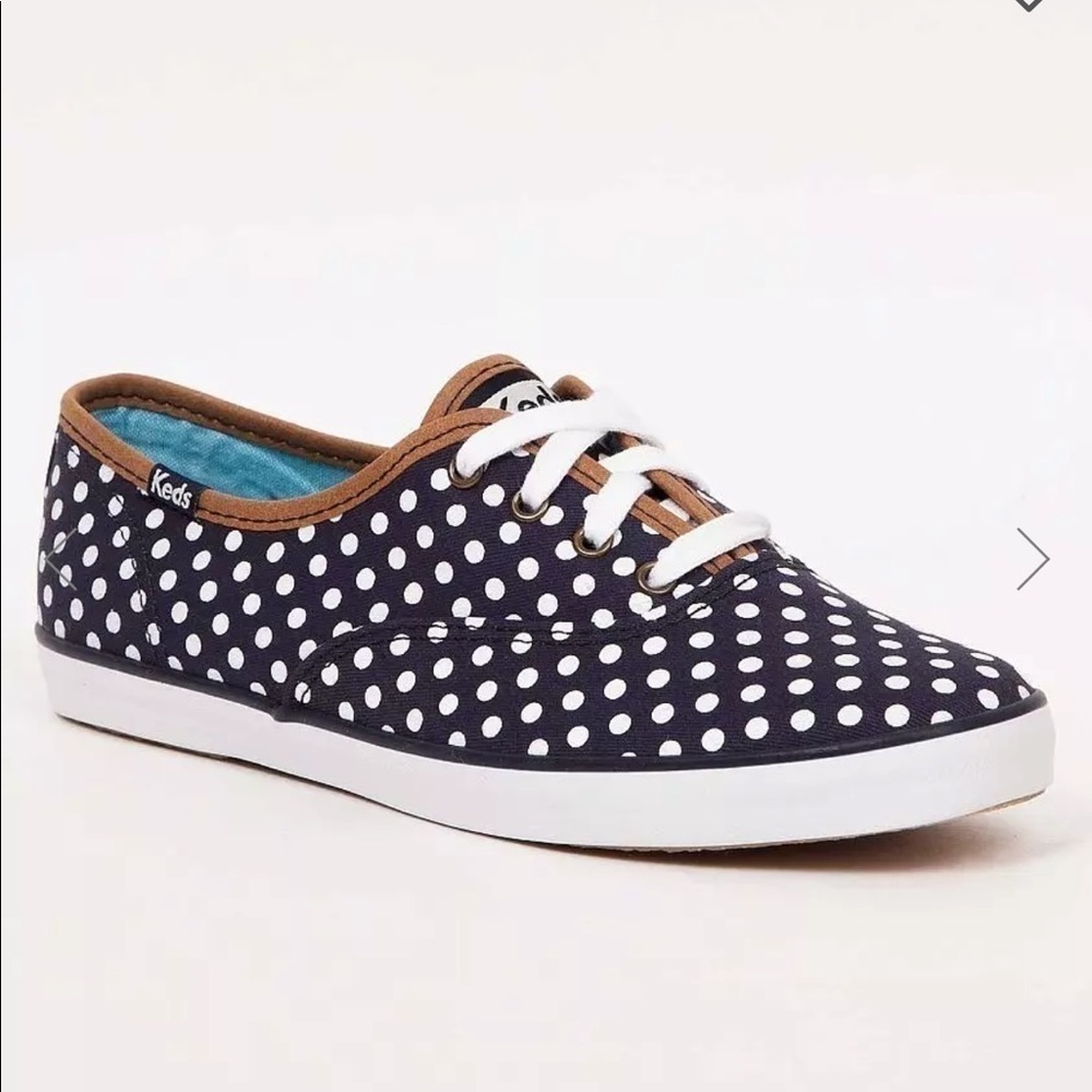 KEDS Champion Dot Polka dot print canvas lace-up Sneakers women’s size 6.5